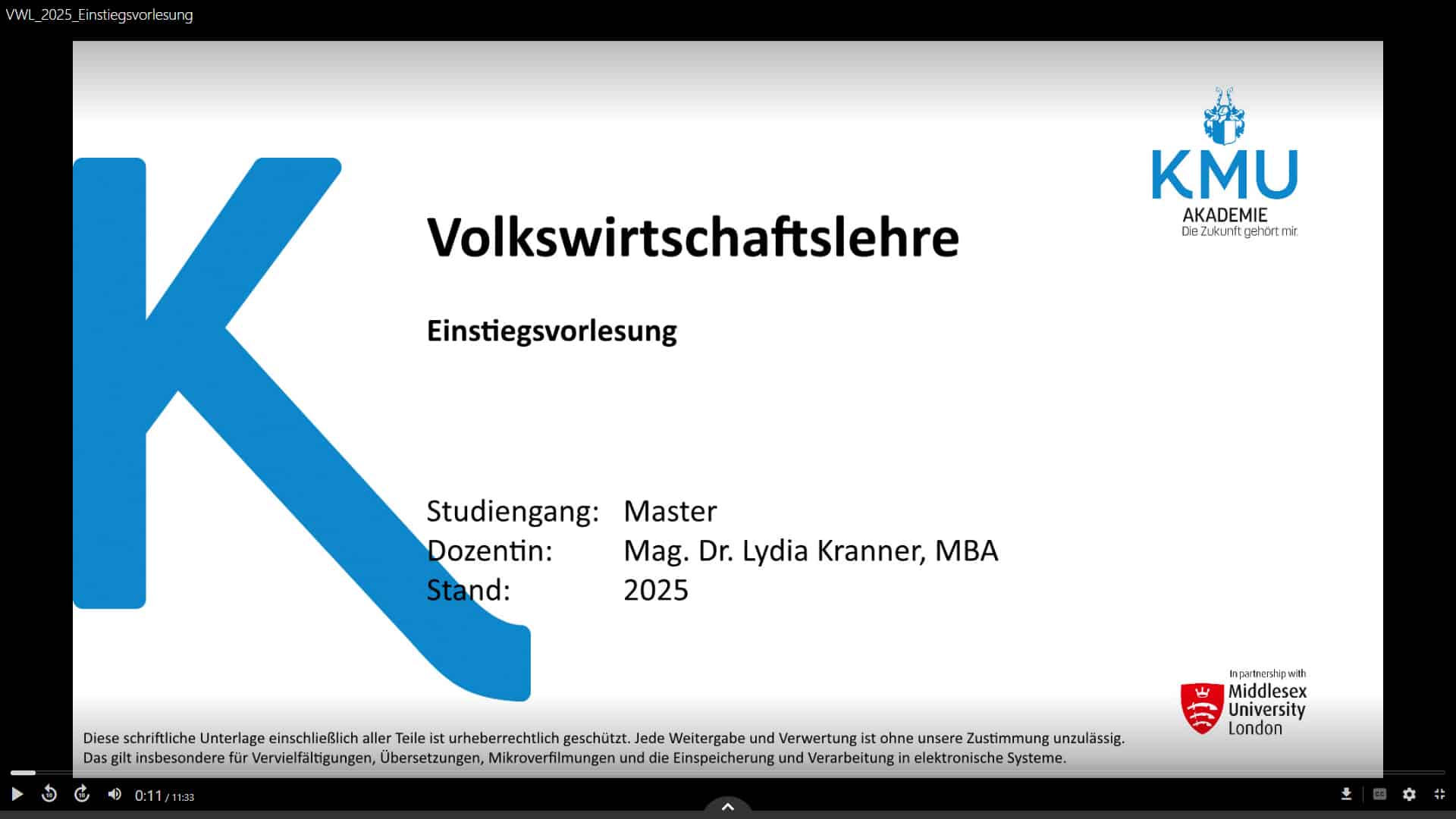 Online-Campus Videovorlesung - kmunity